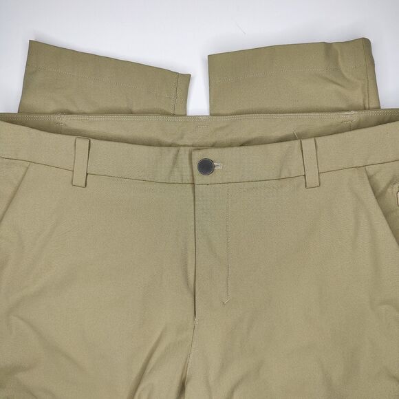 Lululemon ABC Classic Pants Mens 34x30 Beige Stretch Warpstreme Golf LM5710S - Picture 3 of 5